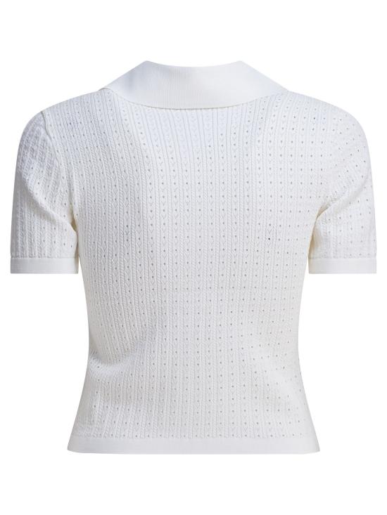 25FW 셀프 포트레이트 반팔 티셔츠 PF25095TW WHITE - SELF PORTRAIT