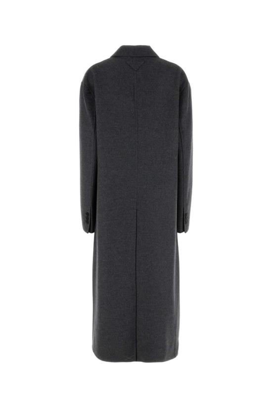 25FW 프라다 더블브레스트 더블 캐시미어 울 코트  P617SSOOO179B F0480 GREY - PRADA