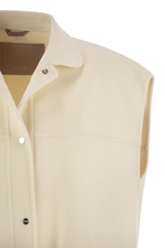 25FW 에르노 더블 울 웨이스트 코트 GI00037DR33449 1100 NATURAL - HERNO