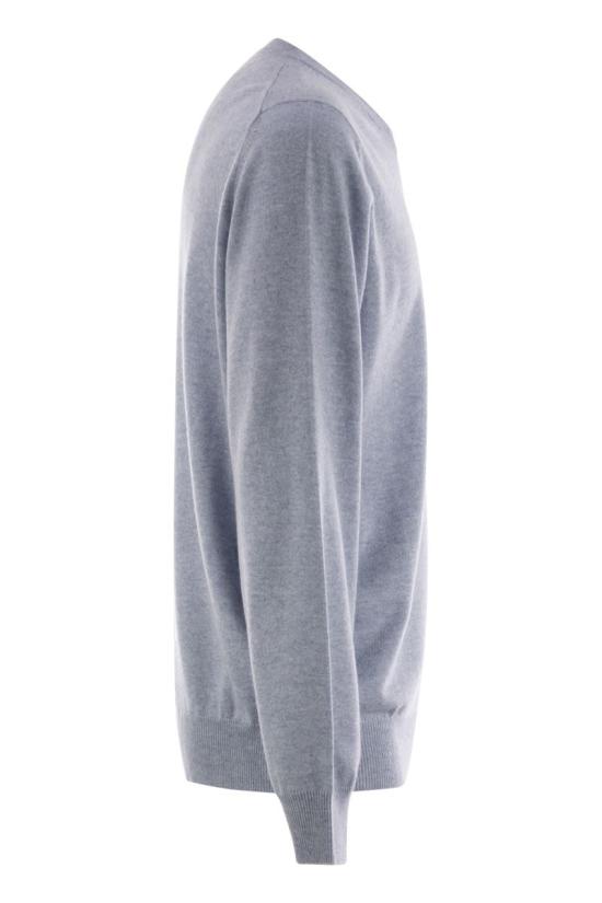 25FW 브루넬로 쿠치넬리 캐시미어 니트 M2200100 CFF33 LIGHT BLUE - BRUNELLO CUCINELLI