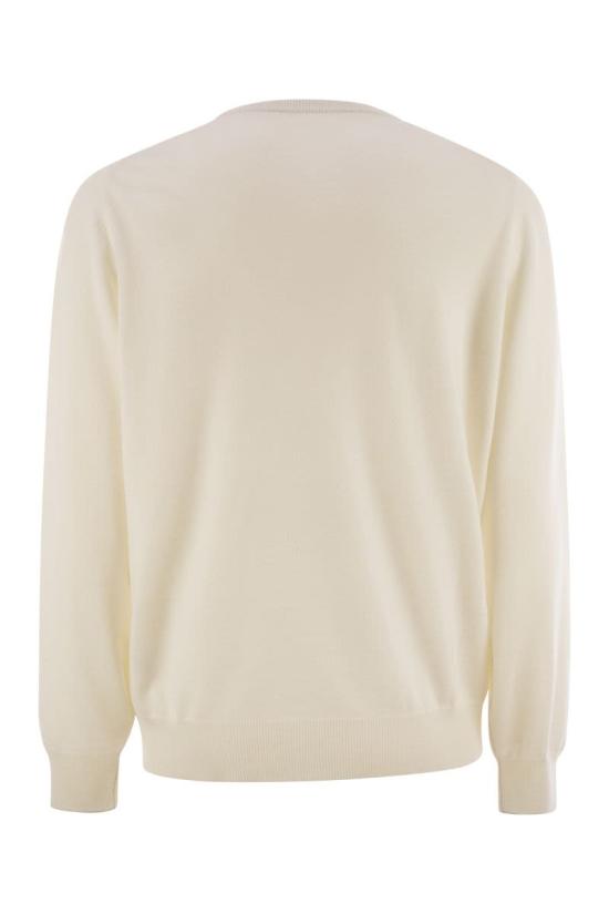 25FW 브루넬로 쿠치넬리 스웨터 M2200100 CO312 CREAM - BRUNELLO CUCINELLI