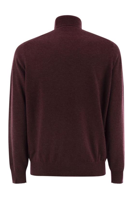 25FW 브루넬로 쿠치넬리 터틀넥 M2200103 CEG54 BORDEAUX - BRUNELLO CUCINELLI