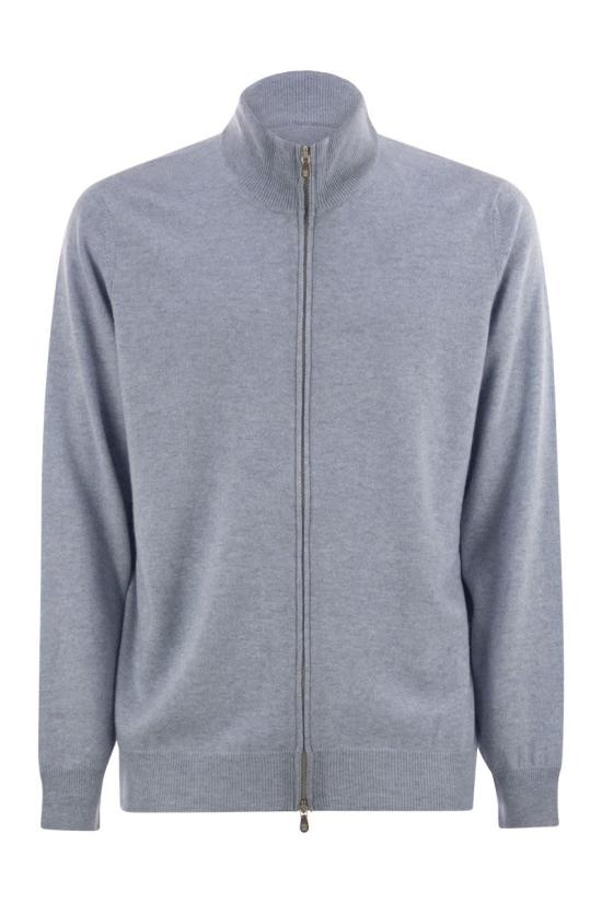 25FW 브루넬로 쿠치넬리 스웨터 M2200106 CFF33 LIGHT BLUE