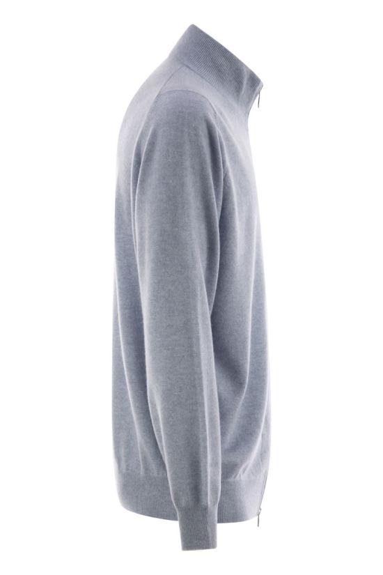 25FW 브루넬로 쿠치넬리 스웨터 M2200106 CFF33 LIGHT BLUE - BRUNELLO CUCINELLI