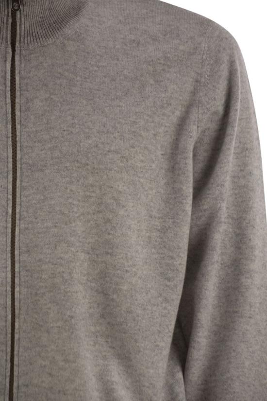 25FW 브루넬로 쿠치넬리 집업 니트 M2200106 CK773 TURTLEDOVE - BRUNELLO CUCINELLI