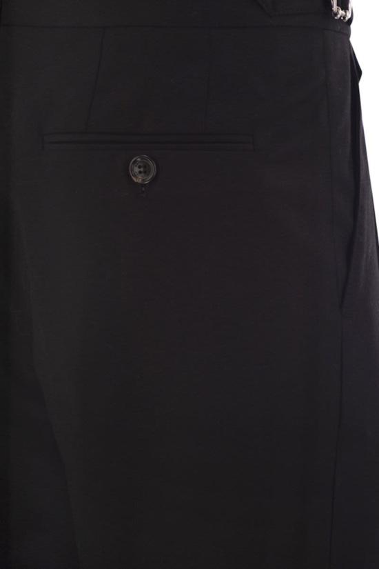 25FW 브루넬로 쿠치넬리 스트레이트 팬츠 ME226M5030 C5730 BLACK - BRUNELLO CUCINELLI