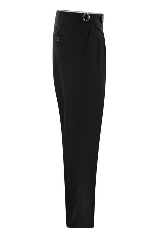 25FW 브루넬로 쿠치넬리 스트레이트 팬츠 ME226M5030 C5730 BLACK - BRUNELLO CUCINELLI