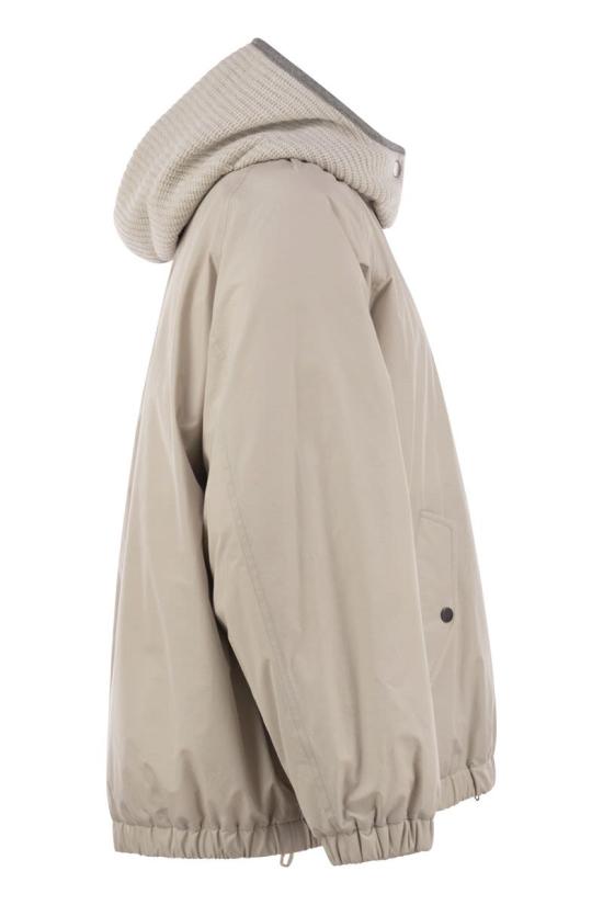 25FW 브루넬로 쿠치넬리 디테처블 후드 자켓  MG5017852 C7958 ICE - BRUNELLO CUCINELLI