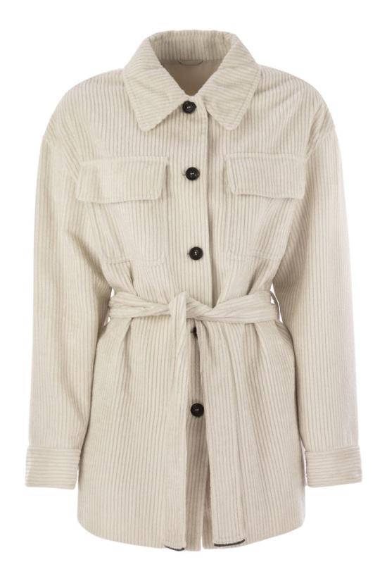 25FW 브루넬로 쿠치넬리 코트 MG5167455 C4239 CHALK