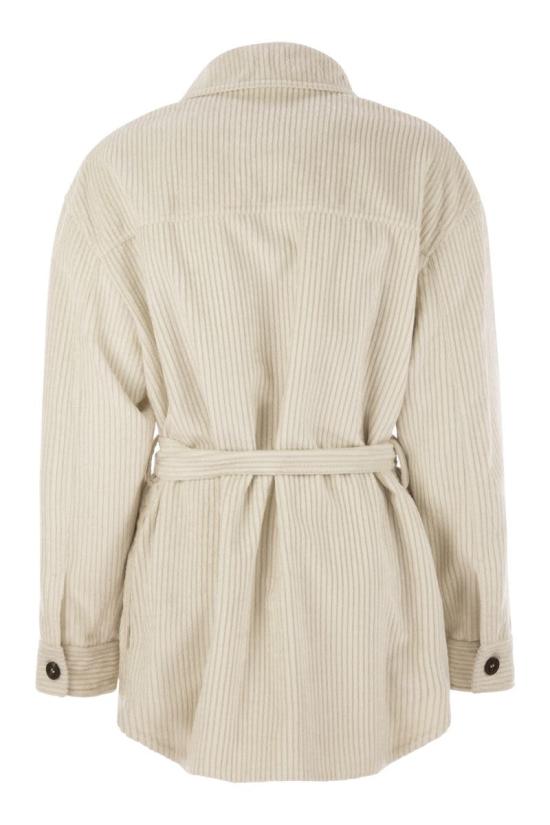 25FW 브루넬로 쿠치넬리 코트 MG5167455 C4239 CHALK - BRUNELLO CUCINELLI