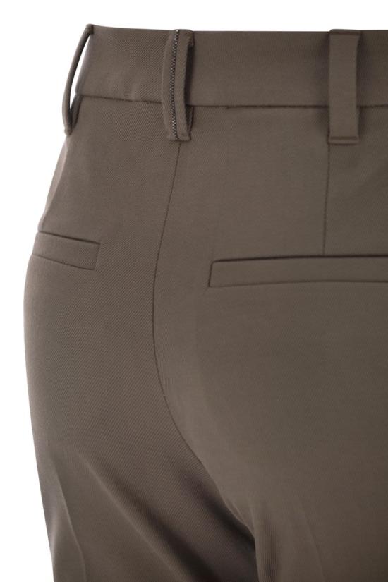 25FW 브루넬로 쿠치넬리 스트레이트 팬츠 MP126P8703 C3981 BROWN - BRUNELLO CUCINELLI