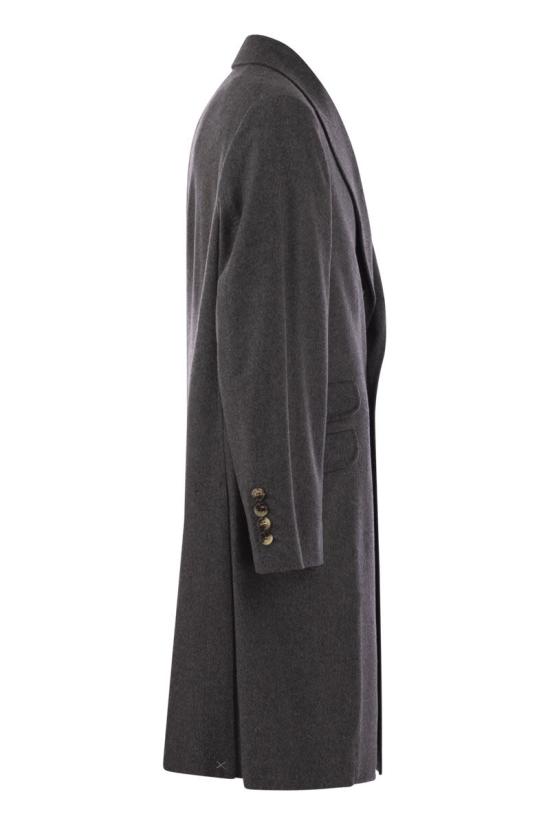 25FW 브루넬로 쿠치넬리 코트 MY4499154 C003 DARK GREY - BRUNELLO CUCINELLI