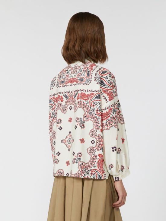 25FW 위켄드막스마라 셔츠 2525116021600 002 IVORY - WEEKEND MAX MARA