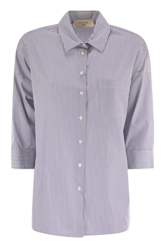 25FW 위켄드막스마라 셔츠 2525116071600 005 BLUE