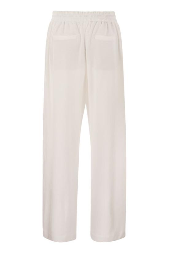 25FW 브루넬로 쿠치넬리 스트레이트 팬츠 MG927VD299 C7220 WHITE - BRUNELLO CUCINELLI