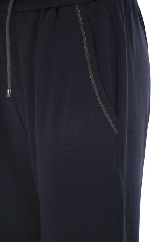 25FW 브루넬로 쿠치넬리 스트레이트 팬츠 MP828SB899 C8366 BLUE - BRUNELLO CUCINELLI