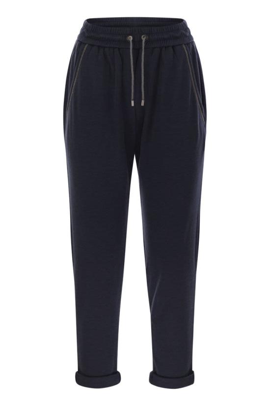 25FW 브루넬로 쿠치넬리 스트레이트 팬츠 MP828SB899 C8366 BLUE