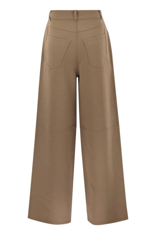 25FW 에스막스마라 MERLOT 메를로 코튼 팬츠 2529786021600 005 CAMEL - 'S MAX MARA