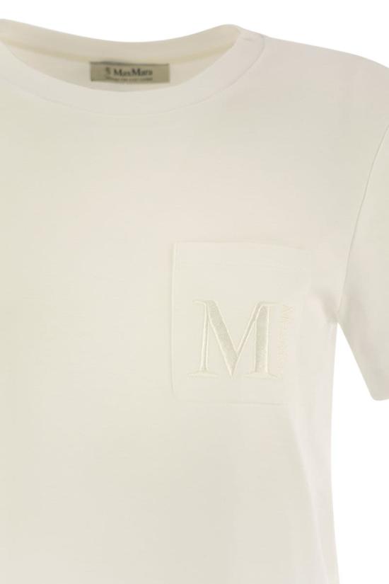 25FW 에스막스마라 반팔 티셔츠 2529976011600 001 WHITE - 'S MAX MARA