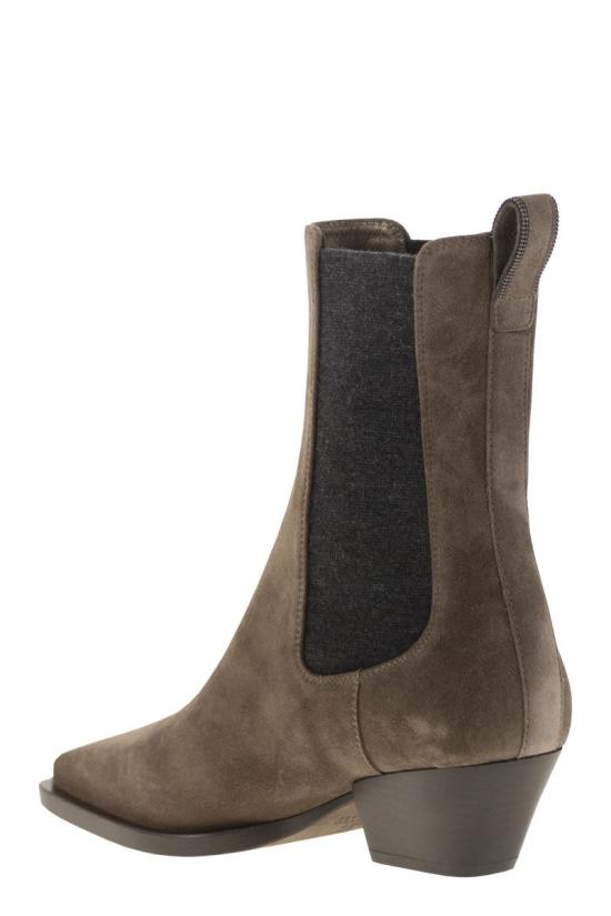 25FW 브루넬로 쿠치넬리 부츠 MZSFC3080P C8769 BROWN - BRUNELLO CUCINELLI