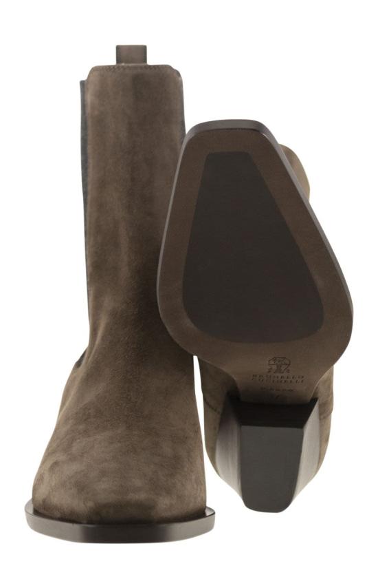 25FW 브루넬로 쿠치넬리 부츠 MZSFC3080P C8769 BROWN - BRUNELLO CUCINELLI