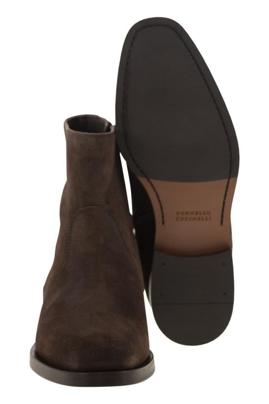 25FW 브루넬로 쿠치넬리 부츠 MZUDERV716 C4270 BROWN - BRUNELLO CUCINELLI