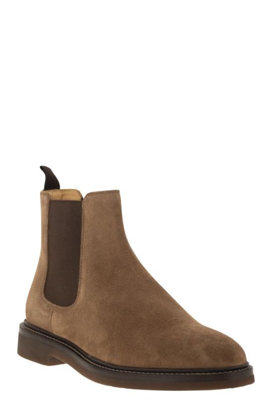 25FW 브루넬로 쿠치넬리 부츠 MZUPEAE818 C2692 HAZELNUT - BRUNELLO CUCINELLI