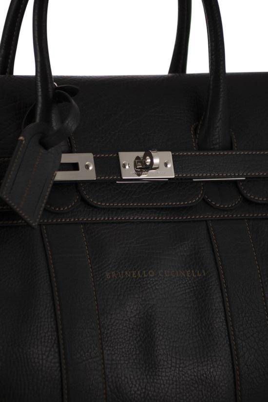25FW 브루넬로 쿠치넬리 더플백 MBZIBU071 C101 BLACK - BRUNELLO CUCINELLI