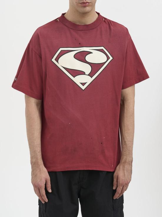  세인트 미카엘 반팔 티셔츠 LSMHR80000030 BORDEAUX