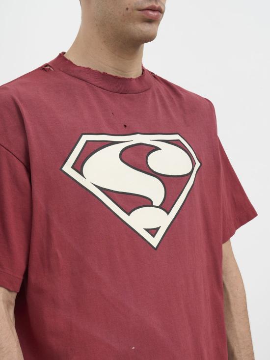  세인트 미카엘 반팔 티셔츠 LSMHR80000030 BORDEAUX - SAINT MXXXXXX