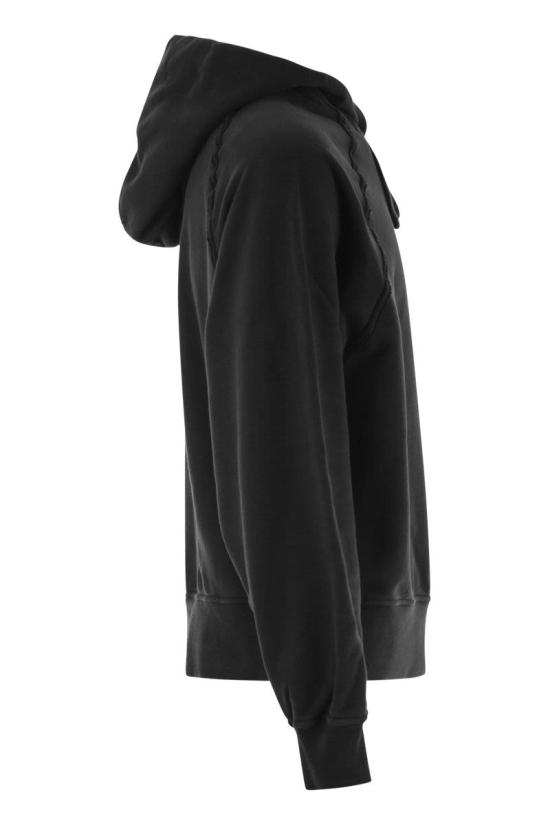 25FW 스톤 아일랜드 후드 티셔츠 K2S156100023S0A20 V0029 BLACK - STONE ISLAND