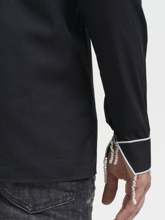  노스트라싼티시마 긴팔 셔츠 QC39 BLACK - NOSTRASANTISSIMA