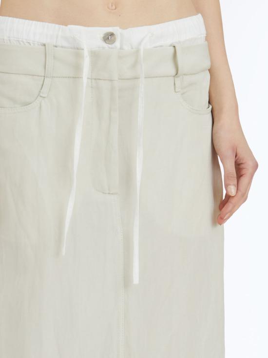 25SS 마스나다 스커트 L7803BONE BEIGE - MASNADA