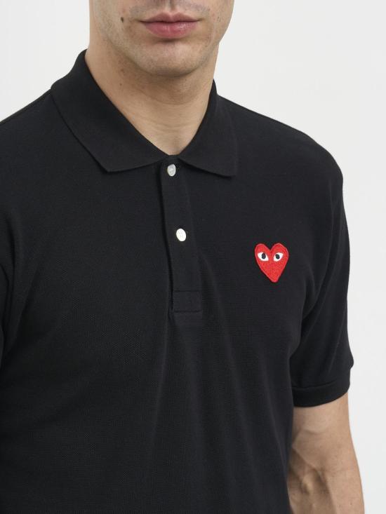  꼼데가르송 폴로 티셔츠 LAXT006051 BLACK - COMME DES GARCONS