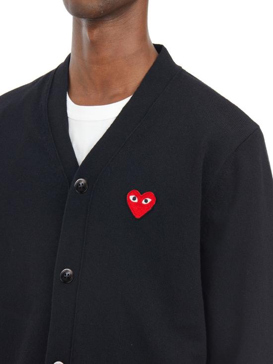  꼼데가르송 가디건 LAXN008051 BLACK - COMME DES GARCONS