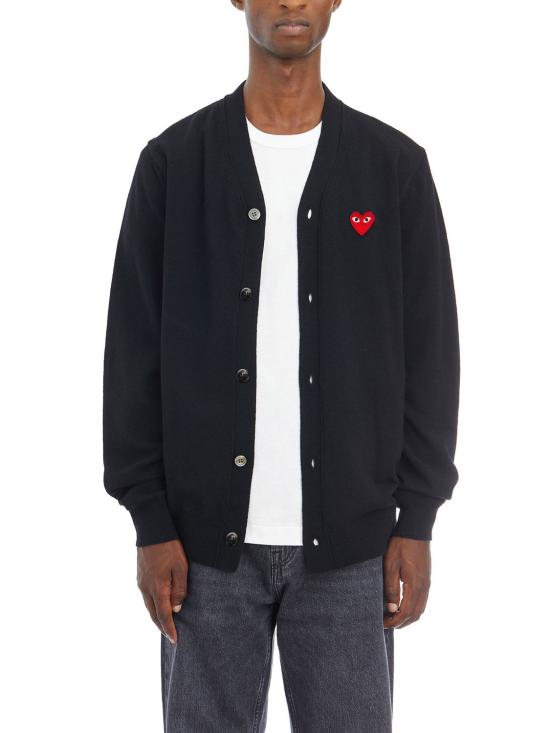  꼼데가르송 가디건 LAXN008051 BLACK - COMME DES GARCONS