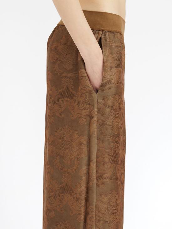 25SS 우마 왕 스트레이트 팬츠 LUW3022UW240 BROWN - UMA WANG