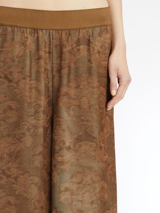 25SS 우마 왕 스트레이트 팬츠 LUW3022UW240 BROWN - UMA WANG