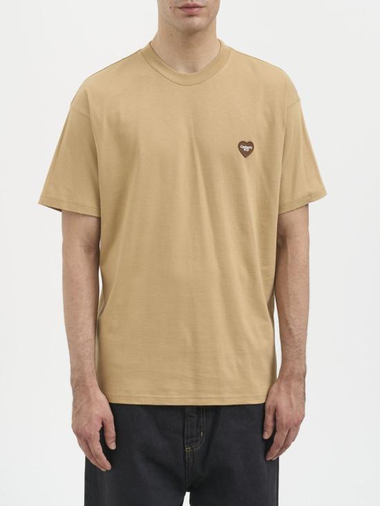 25FW 칼하트 WIP 반팔 티셔츠 MI03520307EXX BEIGE