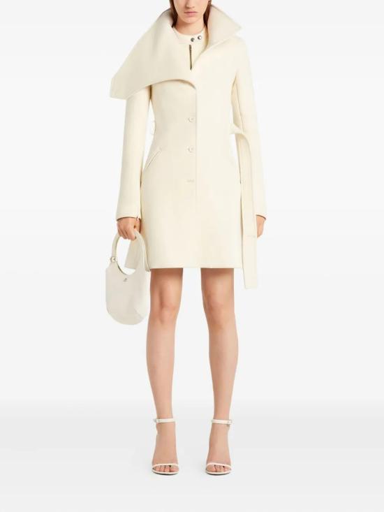 25FW 쿠레쥬 코트 325CMA230WO0118 0001 HERITAGE WHITE - COURREGES