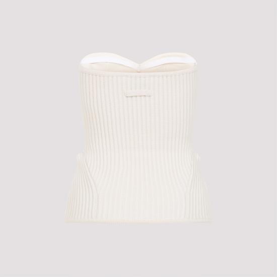 25FW 장 폴 고티에 민소매 티셔츠 2503WPO010K00101 WHITE - JEAN PAUL GAULTIER