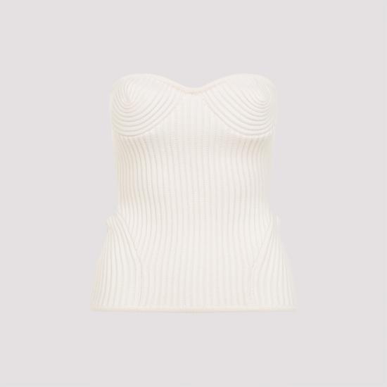 25FW 장 폴 고티에 민소매 티셔츠 2503WPO010K00101 WHITE - JEAN PAUL GAULTIER