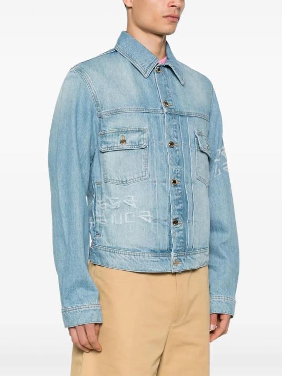 25SS 카사블랑카 데님 자켓 MS25JK343 01 - CASABLANCA