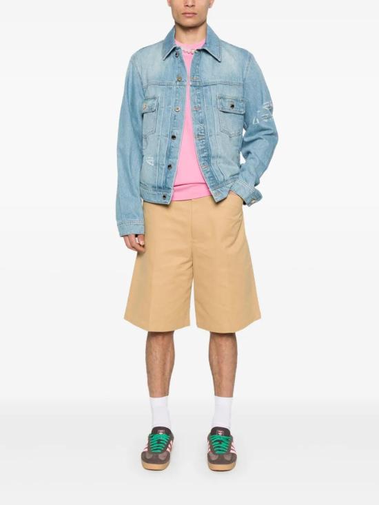 25SS 카사블랑카 데님 자켓 MS25JK343 01 - CASABLANCA