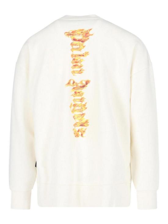  팜앤젤스 긴팔 티셔츠 PMBA026F24FLE0100376 White - PALM ANGELS