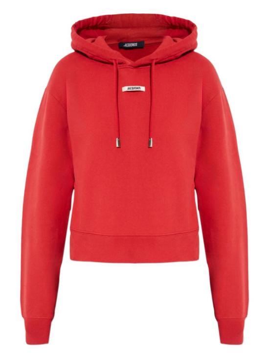 25FW 자크뮈스 후드 티셔츠 HOW00247AJ00109471 DARK RED DOM