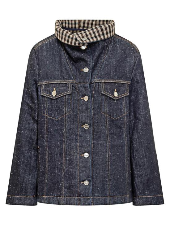 25FW 가니 데님 자켓 J1766 568 BLUE