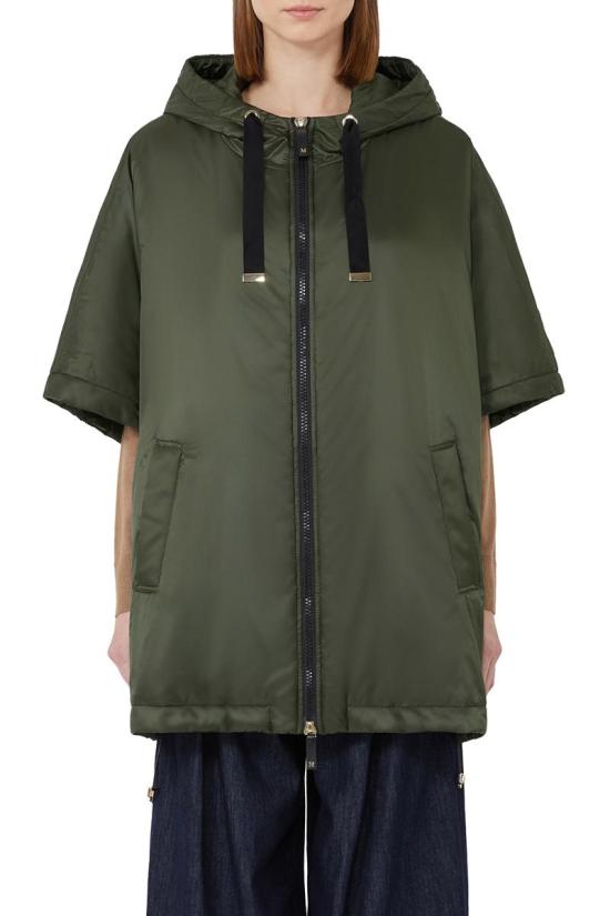 25FW 막스마라 더 큐브 케이프 패딩 자켓  2529736024600087 GREEN - MAXMARA THE CUBE