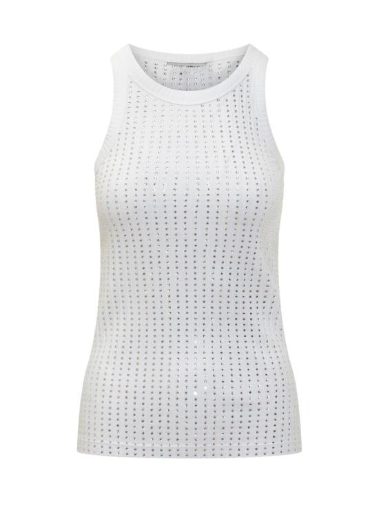 25FW 디 아티코 민소매 티셔츠 251WCN00004JJJ051TR 001 WHITE