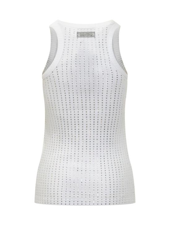 25FW 디 아티코 민소매 티셔츠 251WCN00004JJJ051TR 001 WHITE - THE ATTICO